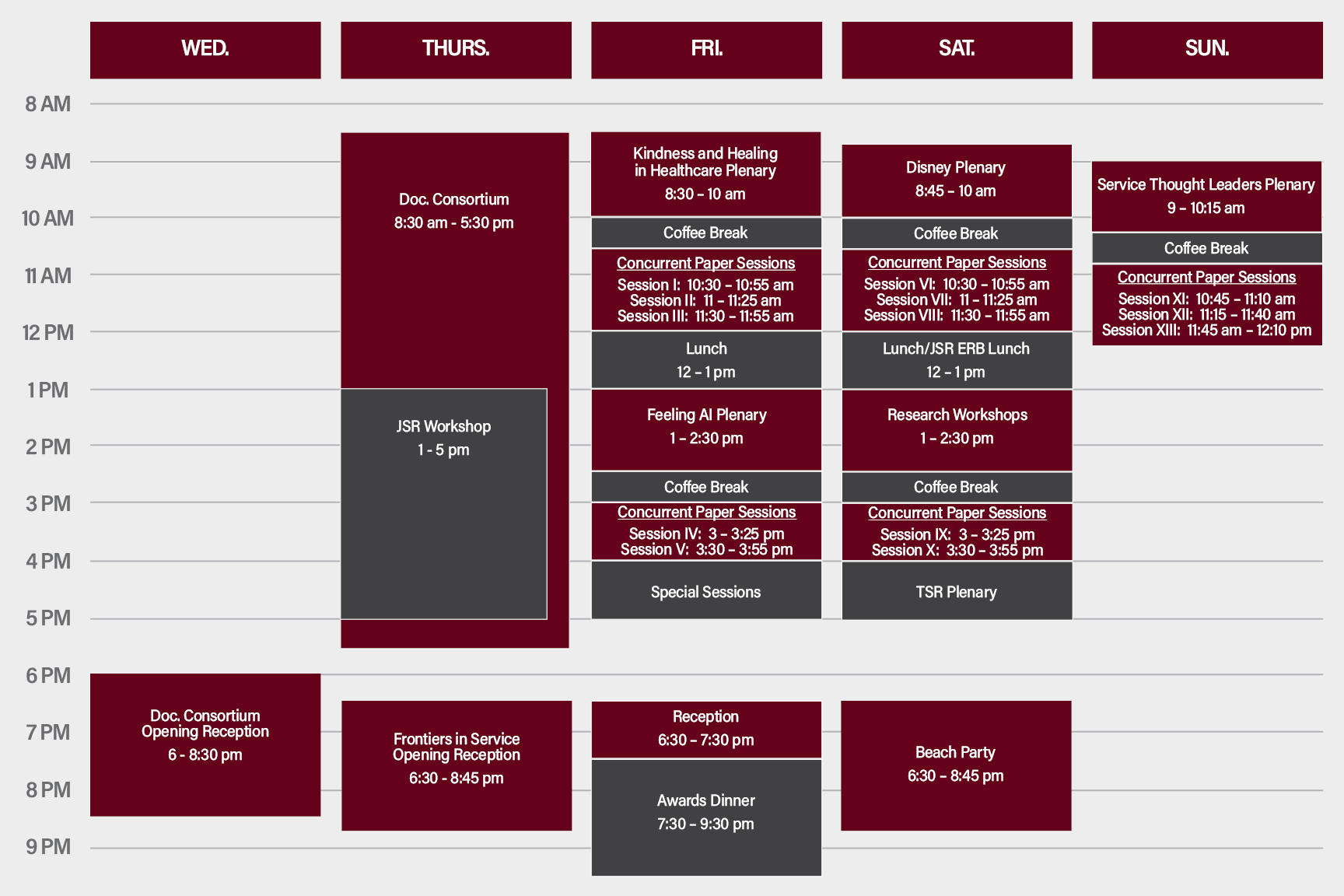 Agenda Frontiers in Service 2024